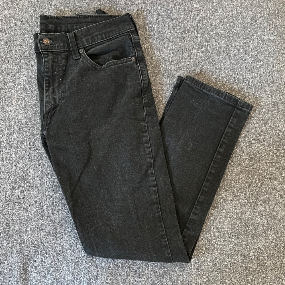 Levi's Black Slim Straight Men's Jeans
